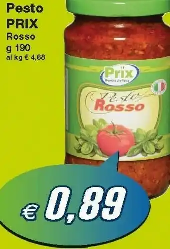 Prix Quality Prix - Pesto Rosso 190 G(ml) offerta