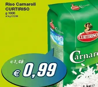 Prix Quality Curtiriso Riso Carnaroli 1000 G(ml) offerta