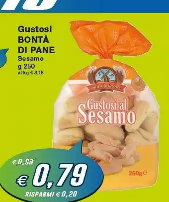Prix Quality Bonta Di Pane Gustosi offerta