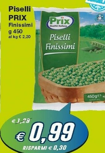 Prix Quality Prix Piselli offerta