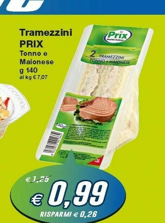 Prix Quality Prix Tramezzini offerta