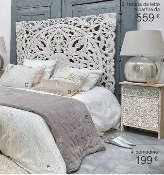 Maisons du Monde Testata Da Letto A Partire offerta