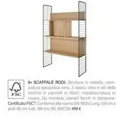 Maisons du Monde Rodi Scaffale offerta