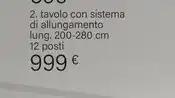 Maisons du Monde Tavolo Con Sistema Di Allungamento 12 Posti offerta