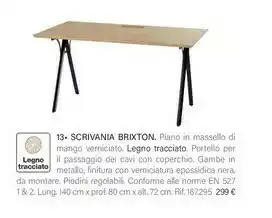 Maisons du Monde Brixton Scrivania offerta