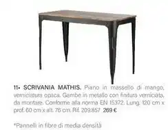 Maisons du Monde Scrivania Mathis offerta