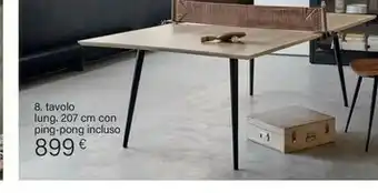 Tavolo Con Ping Pong Incluso