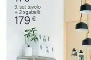 Set Tavolo +2 Sgabelli