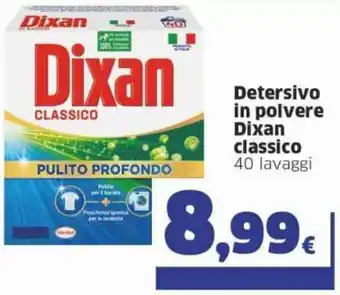 Sigma Superstore Dixan Detersivo in polvere classico 40 lavaggi offerta
