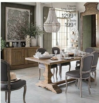 Maisons du Monde Tavolo Lung offerta