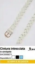 Terranova Cintura Intrecciata offerta