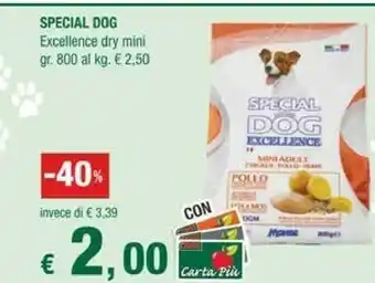 Crai Monge Special Dog Excellence Dry Mini Pollo 800 Gr offerta