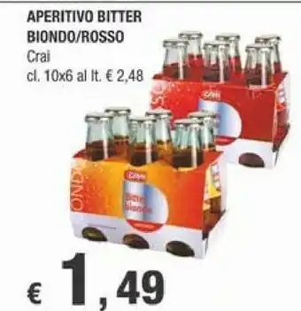 Crai Crai Aperitivo Bitter Biondo offerta