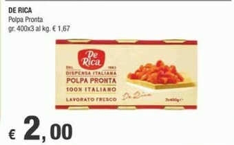 Crai De Rica - Polpa Pronta 1200 G(ml) offerta
