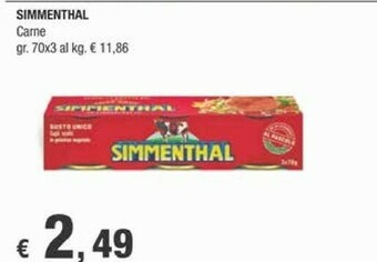 Crai Simmenthal Carne offerta