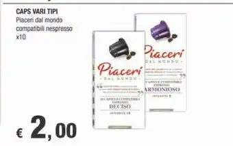 Crai Nespresso Caps Piaceri Dal Mondo offerta