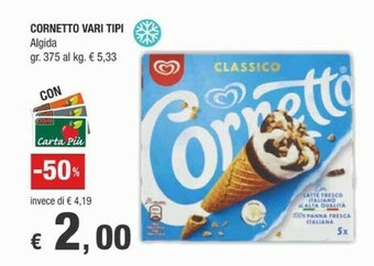 Crai Algida Cornetto Classico offerta