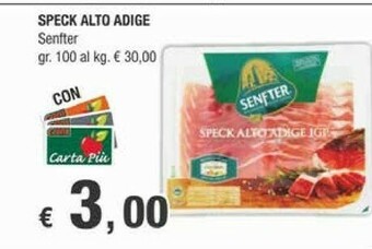 Crai Senfter Speck Alto Adige IGP 100 G(ml) offerta