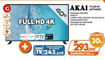 Expert Akai AKTV4038J offerta