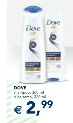 Esselunga Dove Shampoo 360 Ml offerta