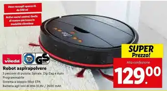 Lidl Vileda Robot Aspirapolvere offerta