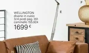Maisons du Monde Wellington Divano In Cuoio offerta