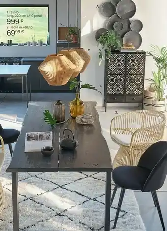 Maisons du Monde Sedia In Velluto offerta