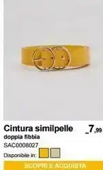 Terranova Cintura Similpelle offerta
