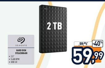 Unieuro Seagate Hard Disk STEA2000400 offerta