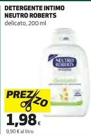 Coop Neutro Roberts Detergente Intimo Delicato 200 Ml offerta