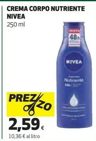 Coop Nivea Crema Corponutriente 250 Ml offerta
