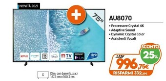 Expert Samsung AU8070 offerta