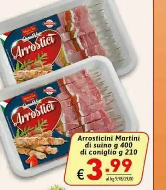 Ipercarni Martini Arrosticini Di Suino/Di Coniglio offerta