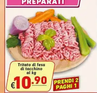 Ipercarni Tritato Di Fesa Di Tacchino offerta