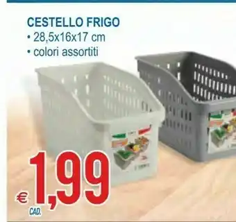 MD Discount Cestello Frigo 28,5x 16 X 17 Cm offerta