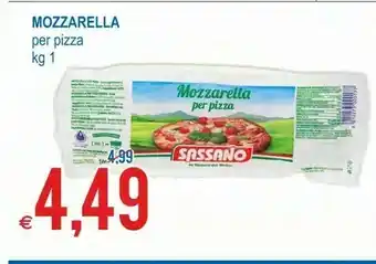 MD Discount Sassano Mozzarella Pizzeria 1000 G(ml) offerta