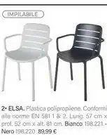 Maisons du Monde Elsa Sedie In Plastica offerta