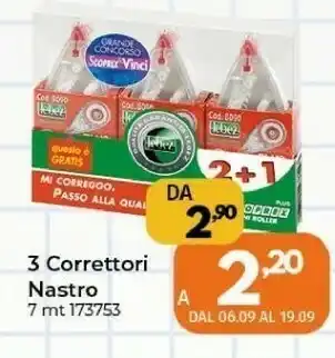 Lebez Scoprex Vinci 3 Correttori Nastro 173753