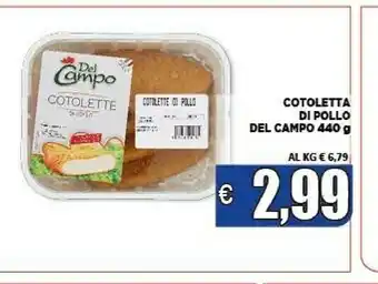 Vivo Supermercati Del campo Cotolette Con Pollo 440 G(ml) offerta