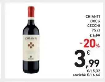 Conad Chianti DOCG Cecchi 75 cl offerta