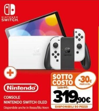 Expert Console Nintendo Switch OLED offerta