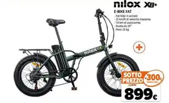 Expert Nilox X8+ E-Bike Fat offerta