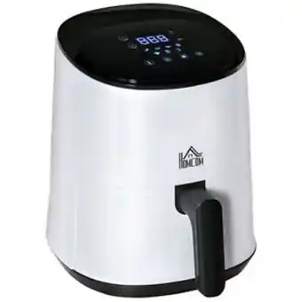 eBay Homcom friggitrice ad aria senz'olio 1300w 2.5l con 7 menu preimpostati bianca offerta
