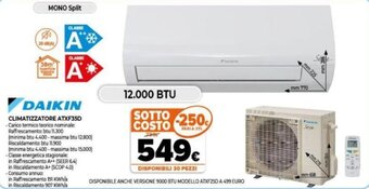 Expert Daikin Climatizzatore ATXF35D offerta