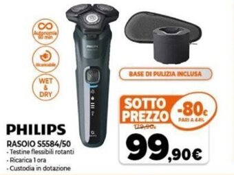 Expert Philips Rasoio S5584/50 offerta