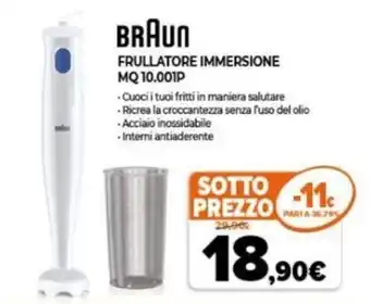 Expert Braun Frullatore Immersione MQ 10.001P offerta