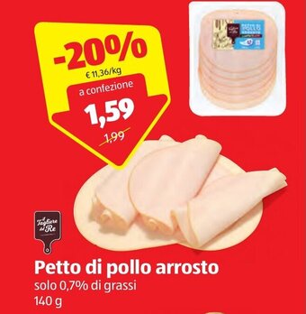 ALDI Il Tagliere del Re Petto di pollo arrosto 140 g offerta