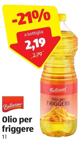 ALDI Bellasan Olio per friggere 1 l offerta