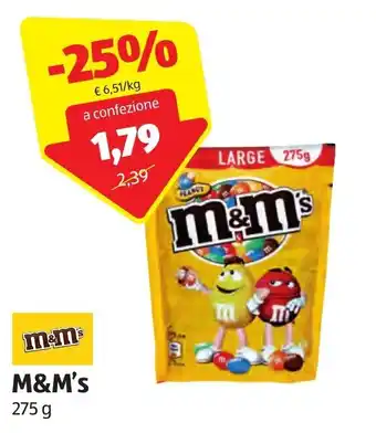 ALDI M&M's 275 g offerta