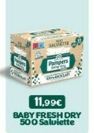 Bimbo Store Pampers Salviette Baby Fresh offerta